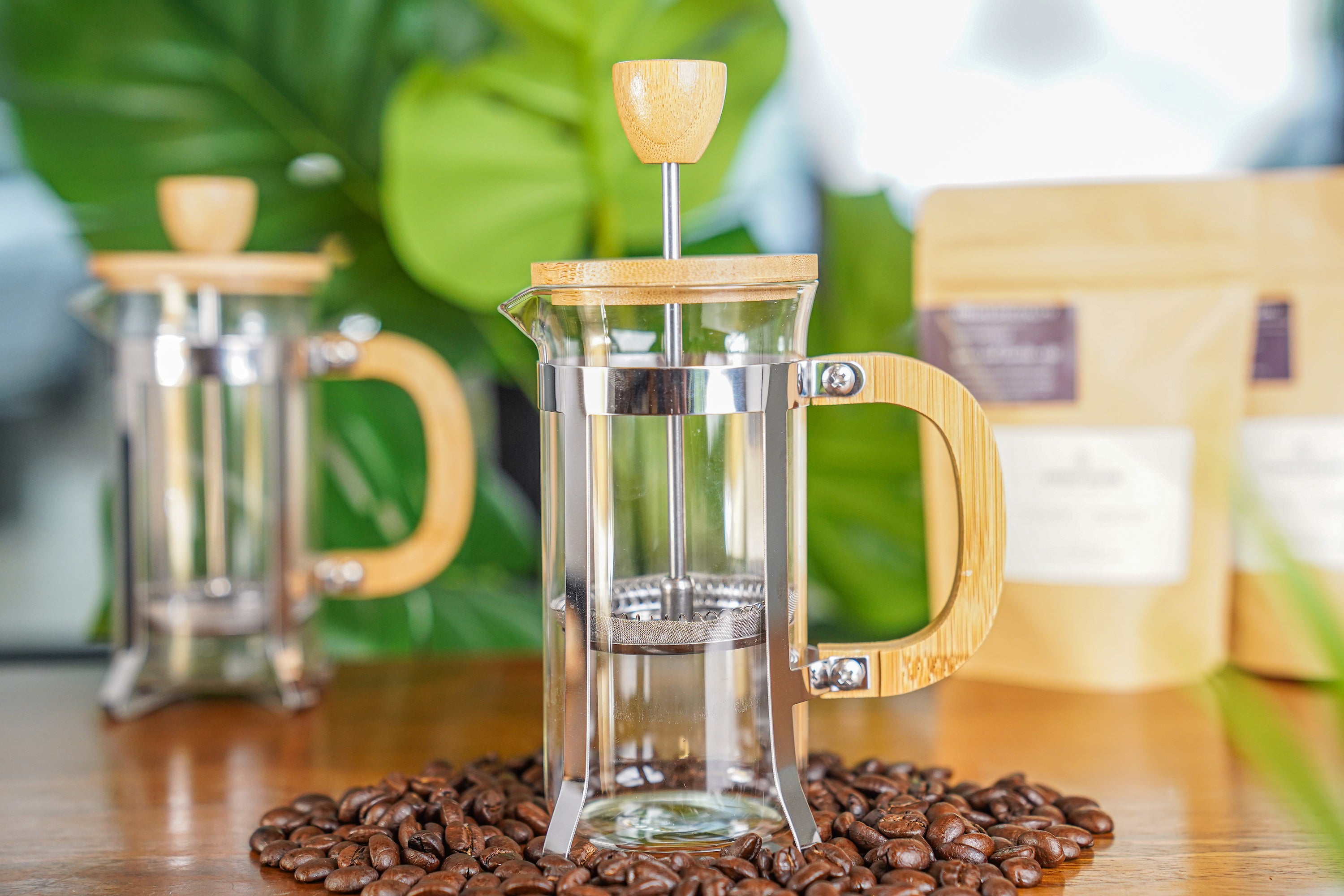 French Press Wooden (350ml)